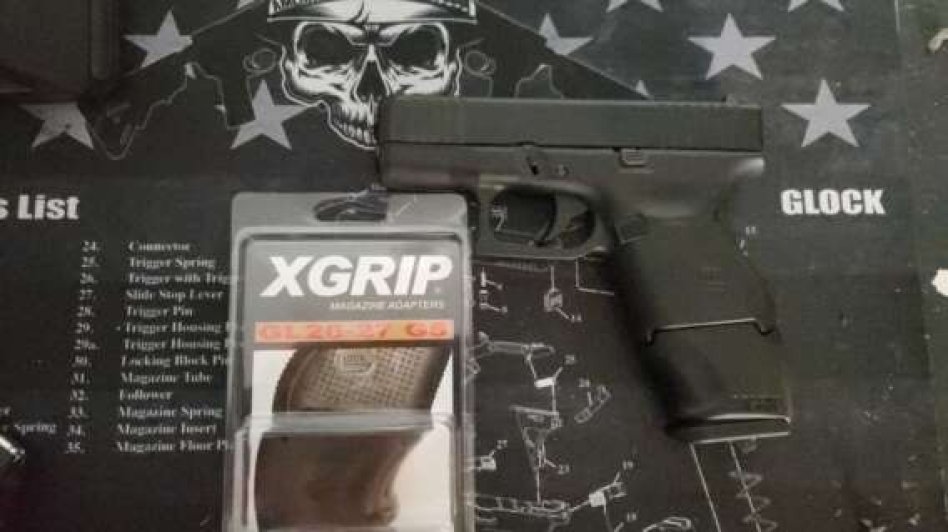 Xgrip para Glock 26 y 27 para magazines generación 5, Venta de Armas en Puerto Rico