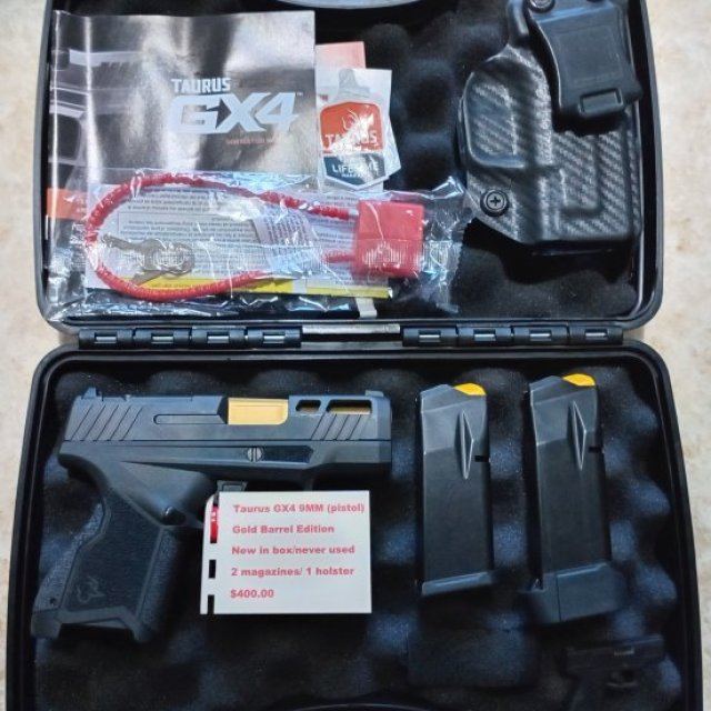Taurus GX4 Gold Barrell Edt. 9mm