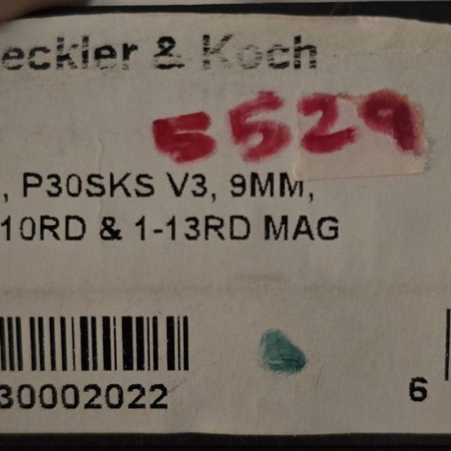 HK P30SK 9MM V3