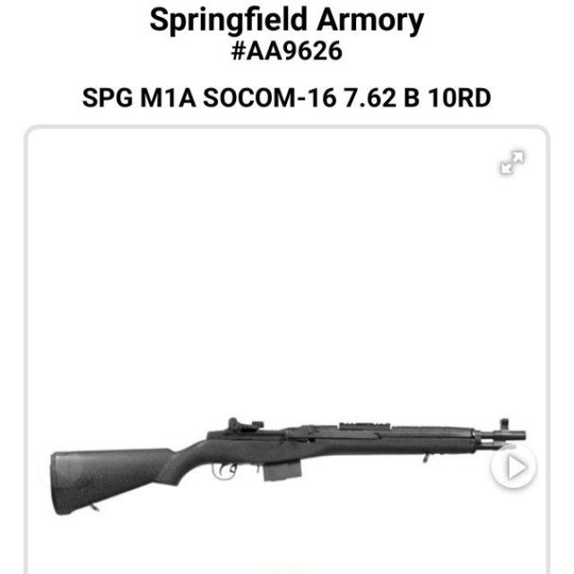 M1A SOCOM 16 ( M14 en .308/7.62x51)