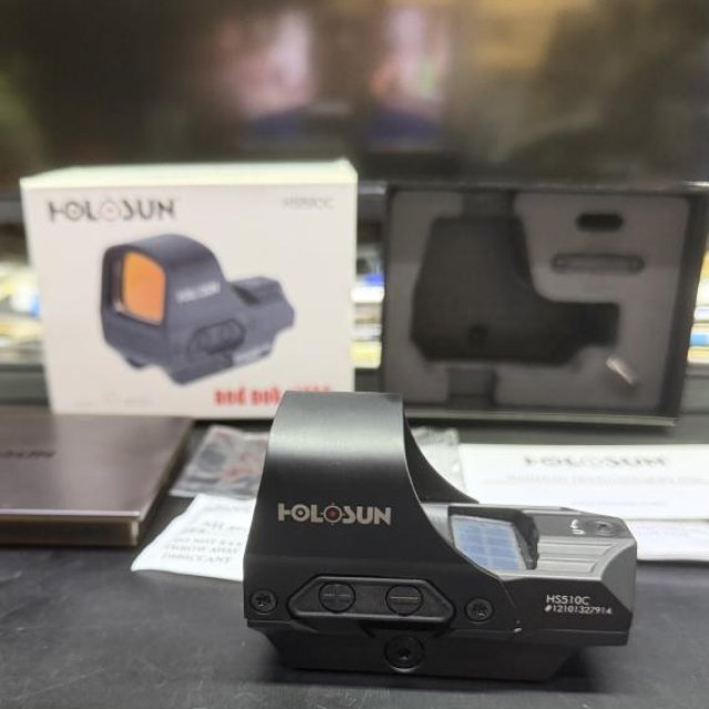 Holosun HS510C Multi-Reticle w/ Solar Failsafe, Shake Awake