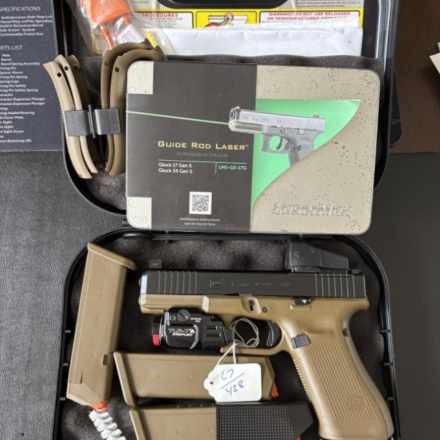 Glock 17 gen 5 MOS + accesorios (SOLO VENTA)