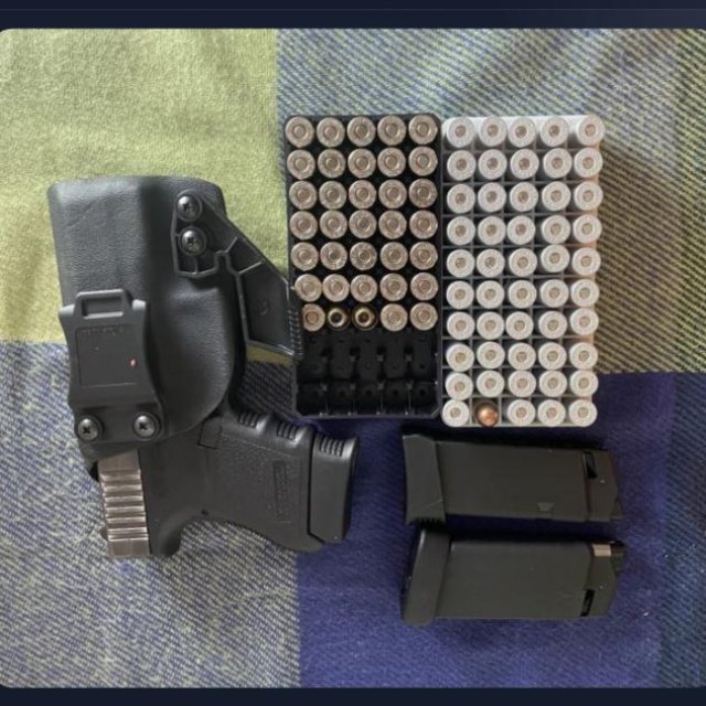 Glock 36 en buenas condiciones viene con todo lo que está en las fotos
