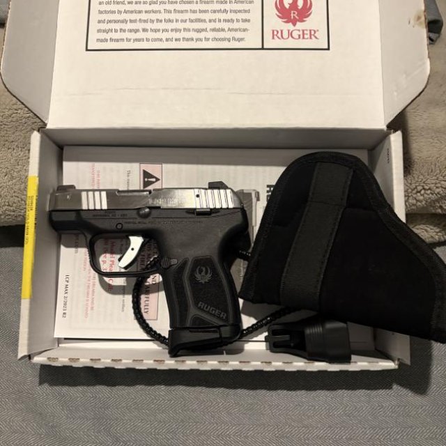 Ruger LCP Max 75 aniversarios se disparó una sola vez Magazine de 10 comprador paga traspaso