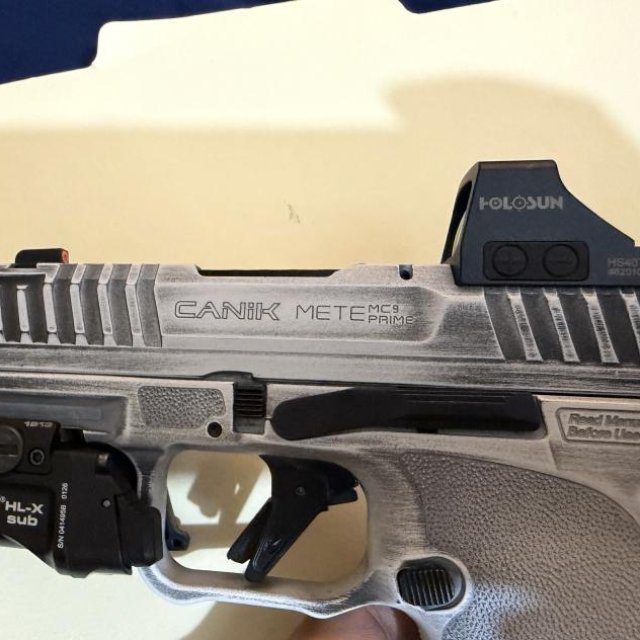 Canik Mete Prime Artic White Edition