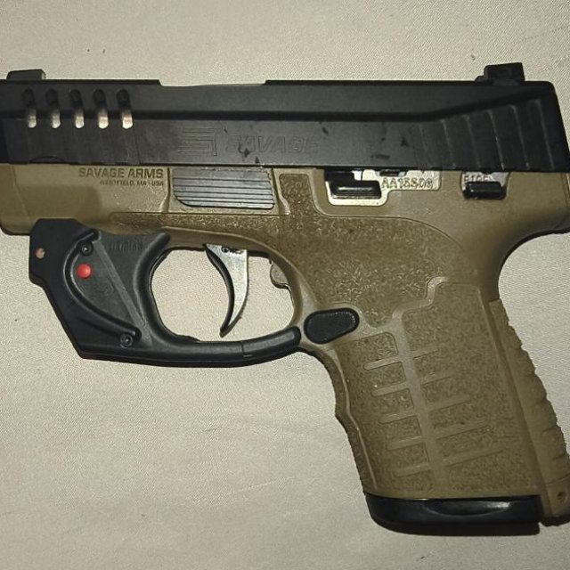 Savage Stance 9mm. Viridian laser