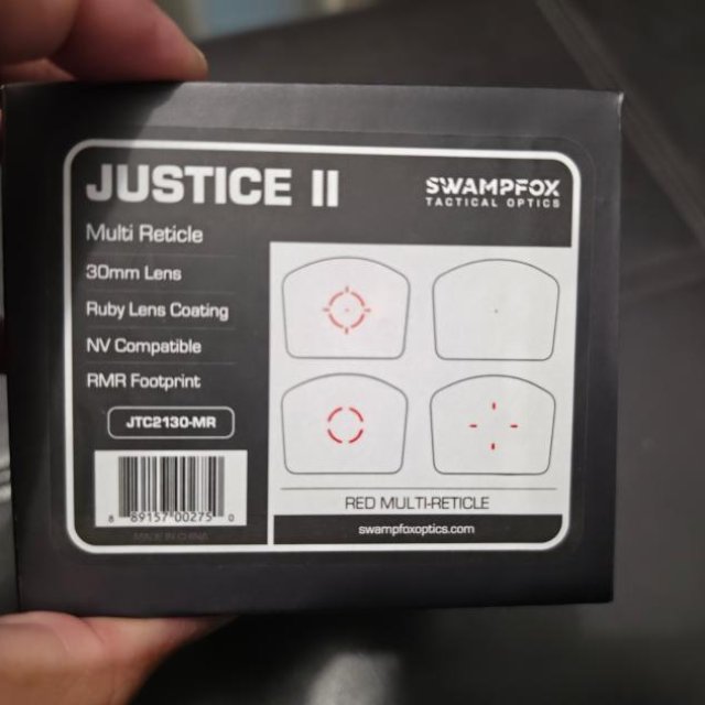 Red Dot Swampfox Justice II 30MM , Venta de Armas de fuego en PR