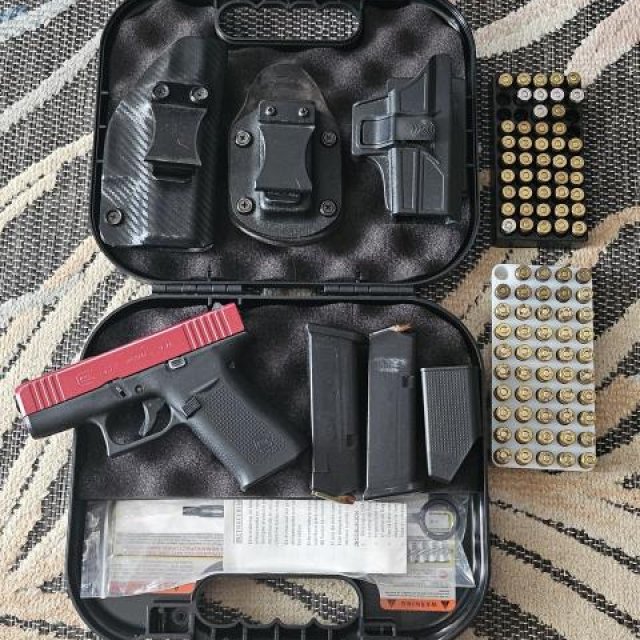 Busco revolver  cal. 357 cañón 2 pulgs, por Glock 43x.