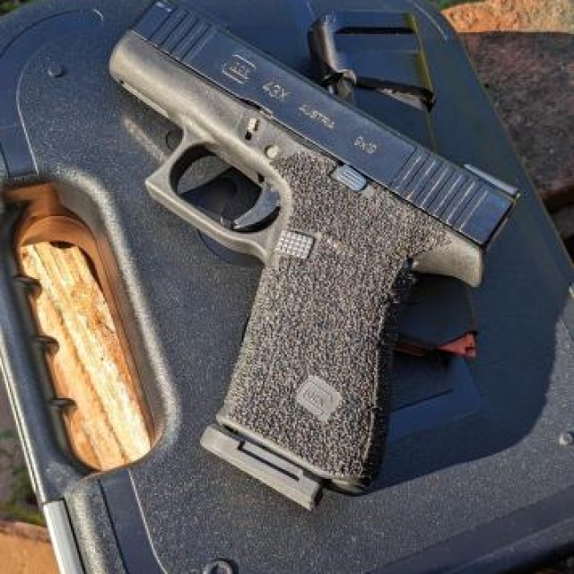 Trade Glock 43x 15rd salient arms mag