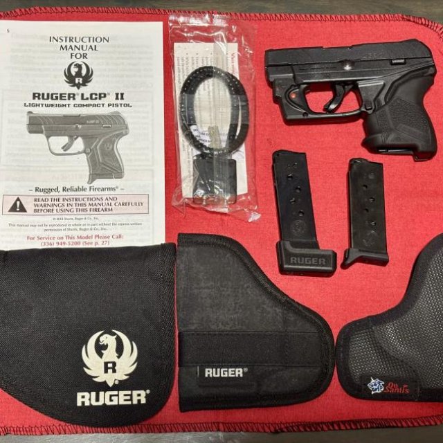 Ruger LCP ll con láser y huge
