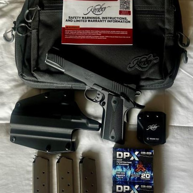 Se Vende Kimber Club Bundle  Custom LW 1911 Pistol .45 ACP