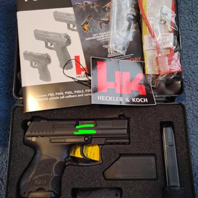 HK P30 SK 9mm Nueva aceptó cambio por Smith Wesson 4513 o 4516