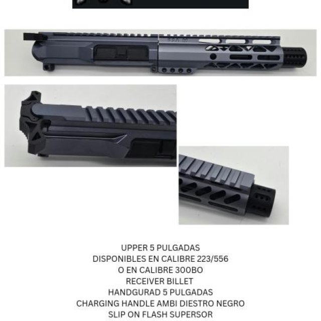 UPPER 5 PULGADAS COLOR GRIS