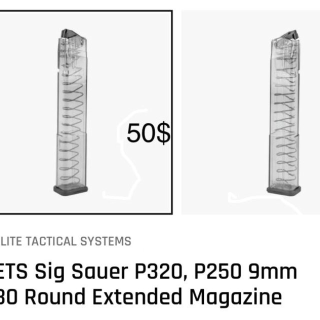 Magazines PARA GLOCK Y SIGSAUER,GRAN VARIEDAD