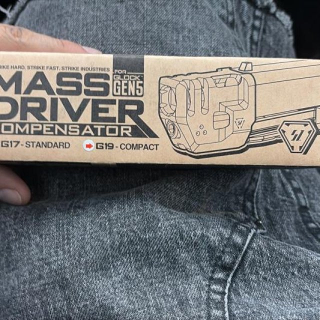 Compensador Mass Driver para Glock19 gn5 y 17