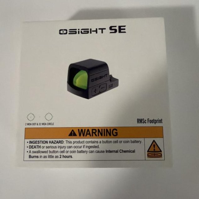Nueva Optic OSIGHT SE (RMSc) punto verde