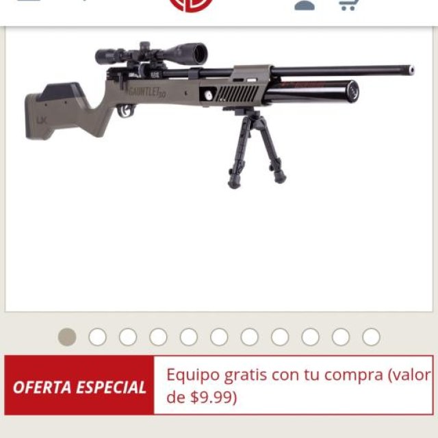 Combo Rifle PCP aire comprimido a 4500psi