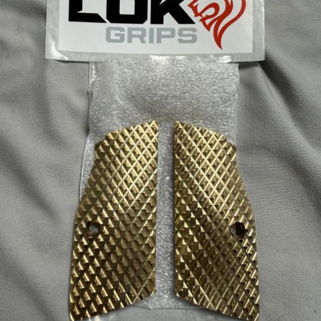 Lok Grips CZ Palm Swell LOK Jaws Brass