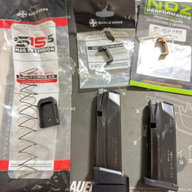 43X Shield Arms Mags, Extended, Mag Catch