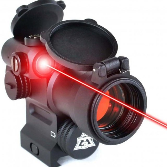 AT3 Tactical Mira red dot con laser rojo integrado
