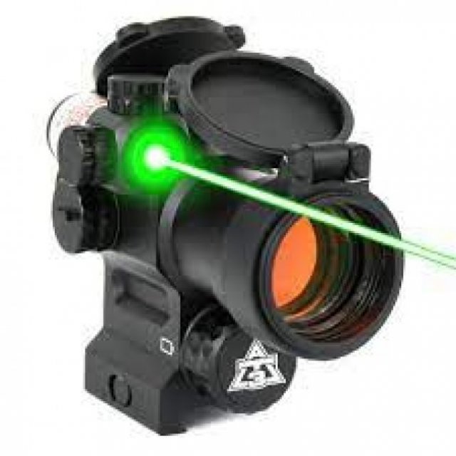 AT3 Tactical Mira red dot con laser verde integrado