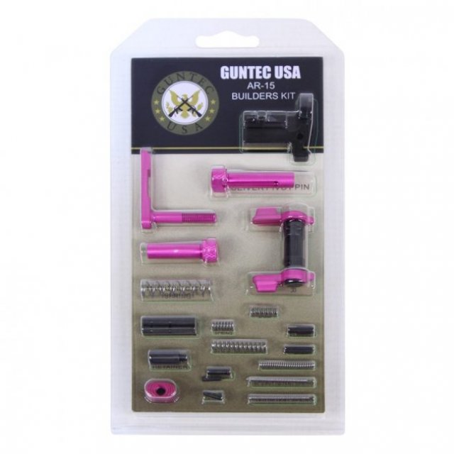 Gun Tec Kit de construcción color rosa adonizado