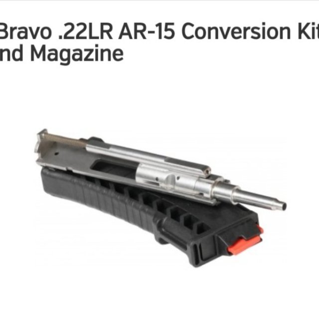 CMMG Bravo .22LR AR-15 Conversion Kit with 25-Round Magazine