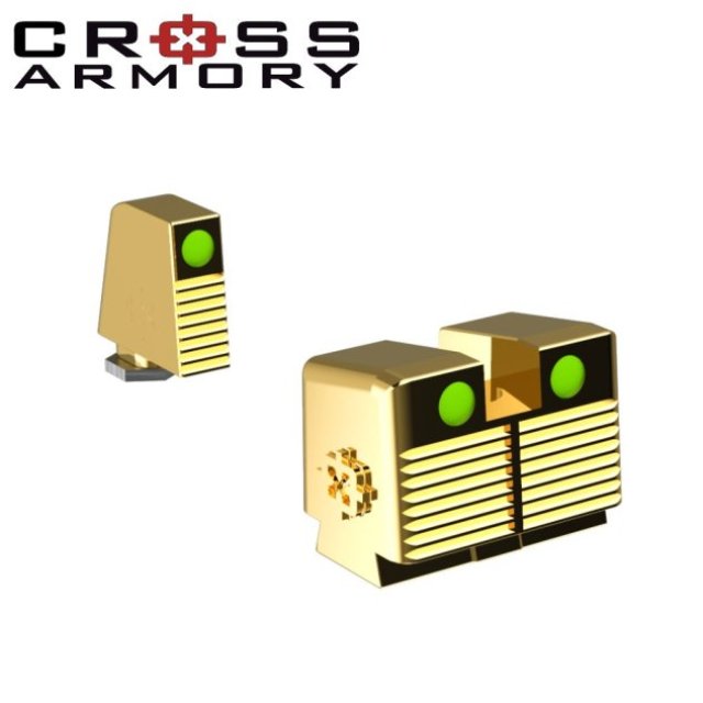 Cross Armory miars altas para usarse con red dot Glock 17/17L/19/19X/22/23/24/26/27/33/34/35/39/45 varios colores $110 cada uno