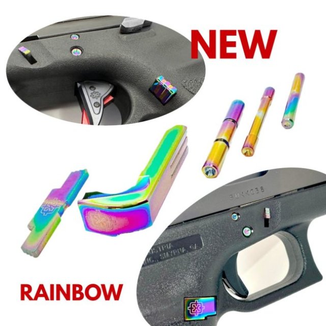 Cross Armory Set de 5 piezas para Glock GEN 1-3 color arcoiris
