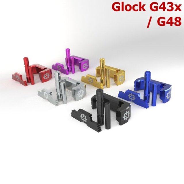 3 Piece Upgrade Kit for Glock G43x / G48 by Cross Armory violeta