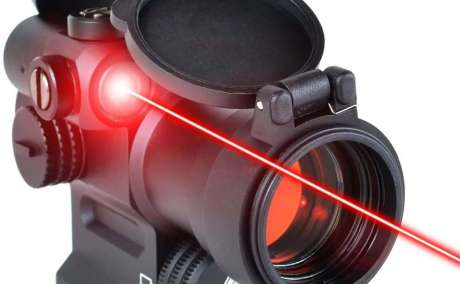 AT3 Tactical Mira red dot con laser rojo integrado , Venta de Armas de fuego en PR