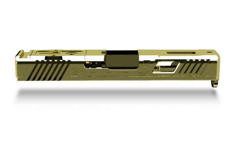 Cross armory slider para Glock 19 todas las generaciones dorado y plateado, Venta de Armas de fuego en PR