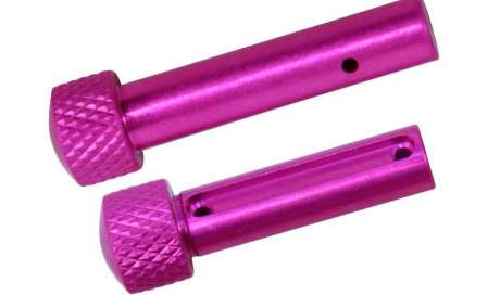 Gun Tec Extended Takedown pin set para 556 color rosa adonizado, Venta de Armas de fuego en PR