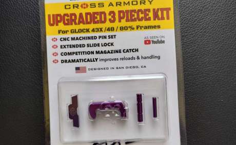 Cross Armory set de piezas para Glock 43X/48 violeta, Venta de Armas de fuego en PR