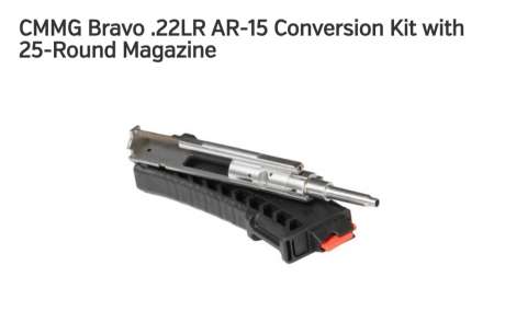 CMMG Bravo .22LR AR-15 Conversion Kit with 25-Round Magazine, Venta de Armas de fuego en PR