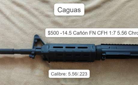 Upper CañOn FN 14.5 Cold Hammer Forged (Forjado en frio), Venta de Armas de fuego en PR