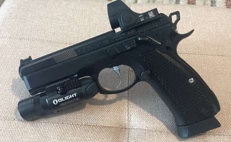 CZ SP01 Shadow Target II by CZ Custom con mira SRO, Venta de Armas de fuego en PR