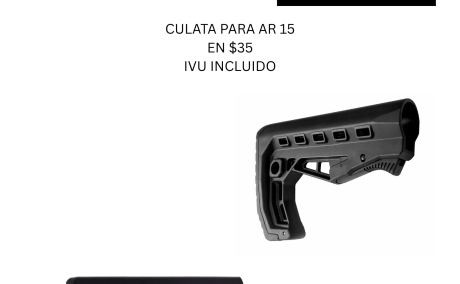 CULATAS  AR15 , Venta de Armas de fuego en PR