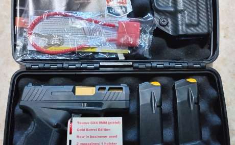 Taurus GX4 Gold Barrell Edt. 9mm , Venta de Armas de fuego en PR