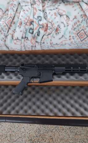 AR 15, 7.5"556/223 NUEVO SIN USAR,$750 $890/FRT. trigger, Venta de Armas de fuego en PR