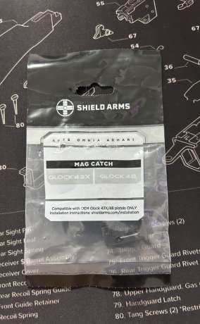 Shield arms Mag released metal para glock 43x y 48 , Venta de Armas de fuego en PR