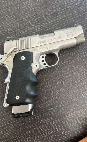 1911 Springfield 45 ultra compact mirror finish , Venta de Armas de fuego en PR