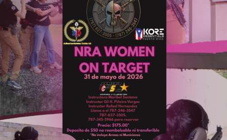 🎯 NRA Women On Target, Venta de Armas de fuego en PR