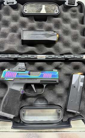 Sig Sauer SIG P365X-MS 9MM  RAINBOW con Holosun Green Dot , Venta de Armas de fuego en PR