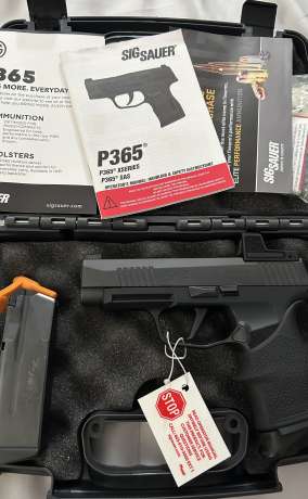 Sig  p365 XL red dot, Armas de fuego en PR