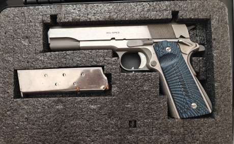 Springfield Armory 1911-A1 Mil-Spec Stainless calibre .45 ACP., Venta de Armas de fuego en PR