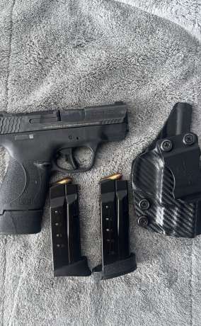 S&W shield plus optic ready 3 cargadores 10,13 y 15( Se busca Glock) , Venta de Armas de fuego en PR