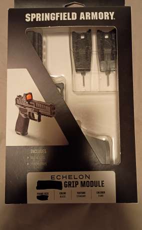 Echelon grip Large standar texture Negro Medium, Venta de Armas de fuego en PR