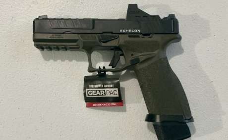 Echelon 4.5 (Gear Pac) Green Dot, 4 Magazines, Range Bag y Grip Module (Solo Venta), Venta de Armas de fuego en PR