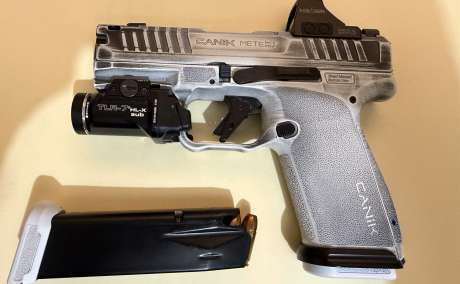 Canik Mete Prime Edición Artic White, Venta de Armas de fuego en PR